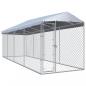 Preview: Outdoor-Hundezwinger mit Überdachung 760x190x225 cm