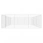 Preview: Outdoor-Hundezwinger Verzinkter Stahl 570x570x185 cm