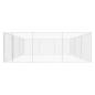Preview: Outdoor-Hundezwinger Verzinkter Stahl 570x570x185 cm