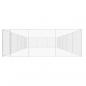 Preview: Outdoor-Hundezwinger Verzinkter Stahl 950x570x185 cm