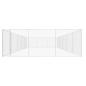 Preview: Outdoor-Hundezwinger Verzinkter Stahl 950x570x185 cm
