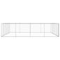 Preview: Outdoor-Hundezwinger Verzinkter Stahl 760x760x185 cm