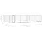 Preview: Outdoor-Hundezwinger Verzinkter Stahl 760x760x185 cm