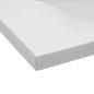 Preview: Einbauwaschbecken 81x39,5x18,5 cm Keramik Weiß   