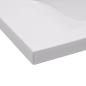 Preview: Einbauwaschbecken 81x39,5x18,5 cm Keramik Weiß   