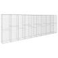 Preview: Gabionenwand mit Abdeckung Verzinkter Stahl 600 x 50 x 200 cm