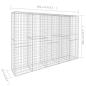 Preview: Gabionenwand mit Abdeckung Verzinkter Stahl 300 x 50 x 200 cm