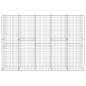 Preview: Gabionenwand mit Abdeckung Verzinkter Stahl 300 x 50 x 200 cm