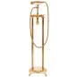 Preview: Freistehende Badewannenarmatur Edelstahl 99,5 cm Golden