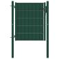 Preview: Zauntor PVC und Stahl 100x81 cm Grün  