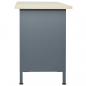 Preview: Werkbank Schwarz 120x60x85 cm Stahl