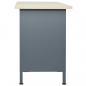 Preview: Werkbank Schwarz 120x60x85 cm Stahl