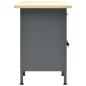 Preview: Arbeitstisch Schwarz 160 x 60 x 85 cm Stahl