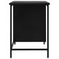 Preview: Schreibtisch Schubladen Industriell Schwarz 120x55x75cm Stahl