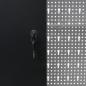 Preview: Wand-Werkzeugschrank Industrie-Stil Metall Grau und Schwarz