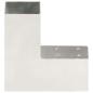 Preview: Pfostenverbinder 4 Stk. L-Form Verzinktes Metall 71 x 71 mm