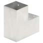 Preview: Pfostenverbinder 4 Stk. L-Form Verzinktes Metall 101 x 101 mm