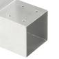 Preview: Pfostenverbinder 4 Stk. L-Form Verzinktes Metall 101 x 101 mm