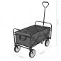 Preview: Klappbarer Handwagen Stahl Grau