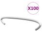 Preview: Gabionen-Distanzhalter 100 Stk. Verzinkter Stahl 10 cm