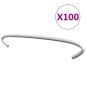 Preview: Gabionen-Distanzhalter 100 Stk. Verzinkter Stahl 15 cm