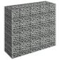 Preview:  Gabionen-Hochbeet Verzinkter Stahl 90×30×90 cm