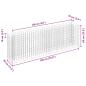 Preview:  Gabionen-Hochbeet Verzinkter Stahl 180×30×60 cm