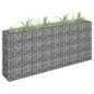 Preview: ARDEBO.de -  Gabionen-Hochbeet Verzinkter Stahl 180×30×90 cm