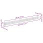 Preview: Gabionen-Hochbeet Verzinkter Stahl 450×30×30 cm