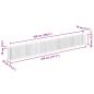Preview:  Gabionen-Hochbeet Verzinkter Stahl 450×30×60 cm