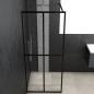 Preview: Duschwand für Walk-in Dusche Klares Sicherheitsglas 140x195 cm
