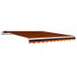 Preview: Markisenbespannung Canvas Orange & Braun 300x250 cm
