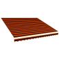 Preview: Markisenbespannung Canvas Orange & Braun 400x300 cm
