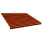 Preview: Markisenbespannung Canvas Orange & Braun 400x300 cm