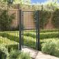 Preview: Mesh-Gartentor Verzinkter Stahl 100 x 225 cm Grau