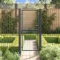 Preview: Mesh-Gartentor Verzinkter Stahl 100 x 250 cm Grau