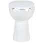 Preview: Hohe Spülrandlose Toilette Soft-Close 7 cm Höher Keramik Weiß 