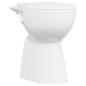 Preview: Hohe Spülrandlose Toilette Soft-Close 7 cm Höher Keramik Weiß 
