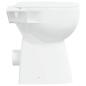 Preview: Hohe Spülrandlose Toilette Soft-Close 7 cm Höher Keramik Weiß 