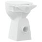 Preview: Hohe Spülrandlose Toilette Soft-Close 7 cm Höher Keramik Weiß 
