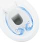 Preview: Hohe Spülrandlose Toilette Soft-Close 7 cm Höher Keramik Weiß 