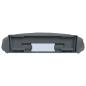 Preview: Toilettensitz mit Absenkautomatik Grau Oval
