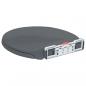 Preview: Toilettensitz mit Absenkautomatik Quick-Release Grau Oval