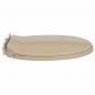 Preview: Toilettensitz mit Absenkautomatik Quick-Release Beige Oval