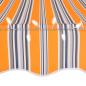 Preview: Einziehbare Markise Handbetrieben mit LED 250 cm Gelb und Blau