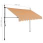 Preview: Einziehbare Markise Handbetrieben mit LED 250 cm Gelb und Blau