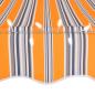 Preview: Einziehbare Markise Handbetrieben mit LED 400 cm Gelb und Blau
