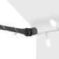 Preview: Einziehbare Markise Handbetrieben mit LED 150 cm Creme