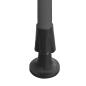 Preview: Einziehbare Markise Handbetrieben mit LED 350 cm Orange Braun
