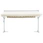 Preview: Freistehende Markise 500x300 cm Creme